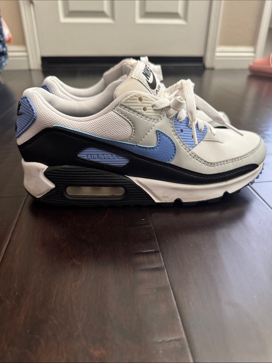 Nike Shoes - Nike Women’s Air Max Sneakers in White, Light Blue and Black